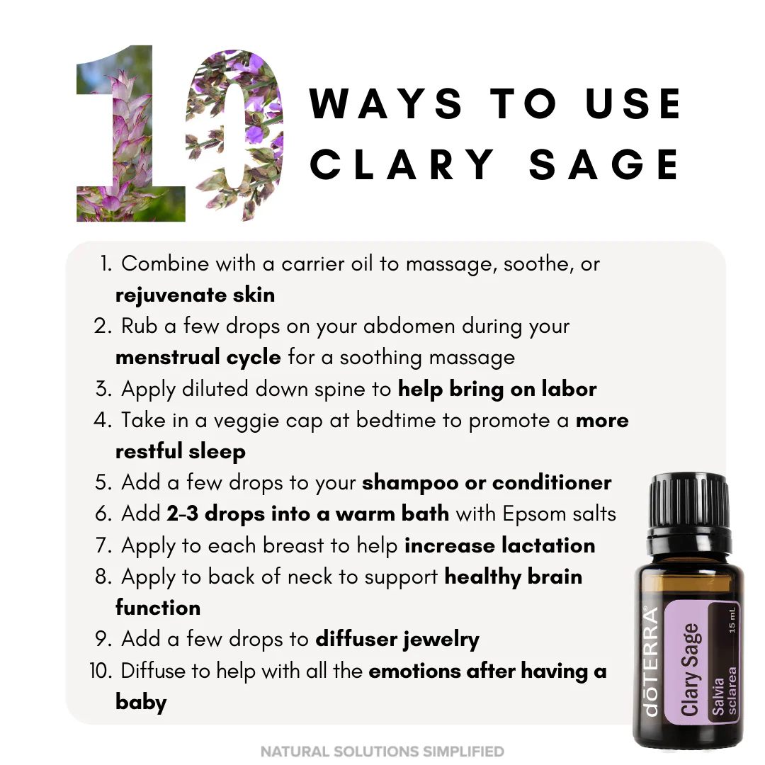 dōTERRA Clary Sage Essential Oil - 15ml - Image 2