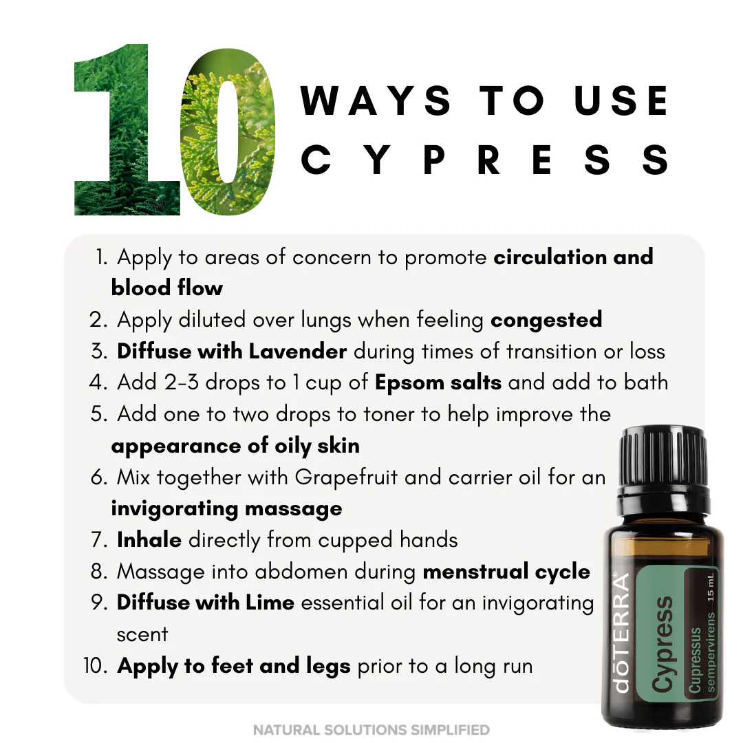 dōTERRA Cypress Essential Oil - 15ml - Image 2