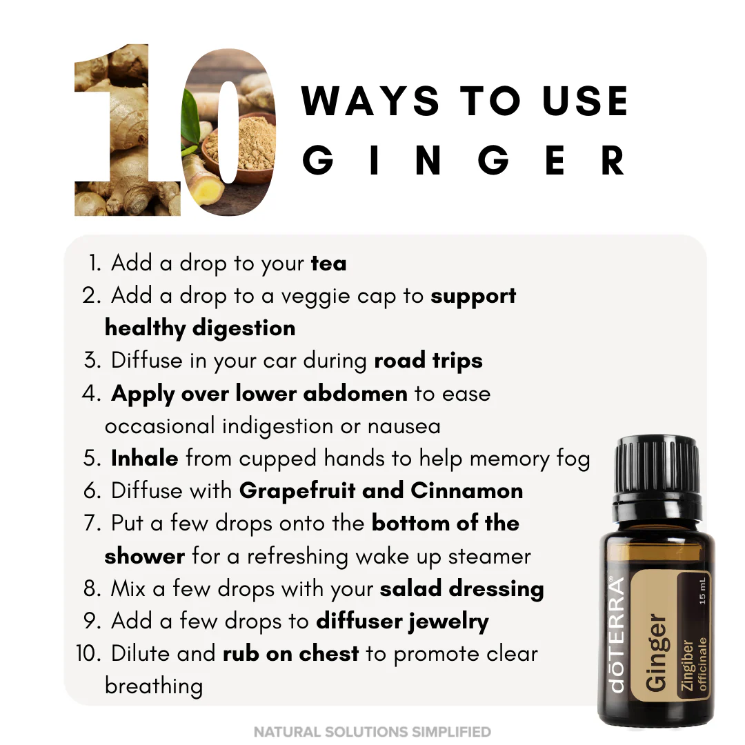 dōTERRA Ginger Essential Oil - 15ml - Image 2