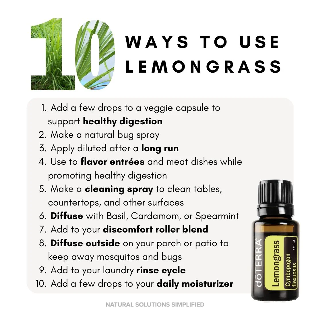 dōTERRA Lemongrass Essential Oil - 15ml - Image 2