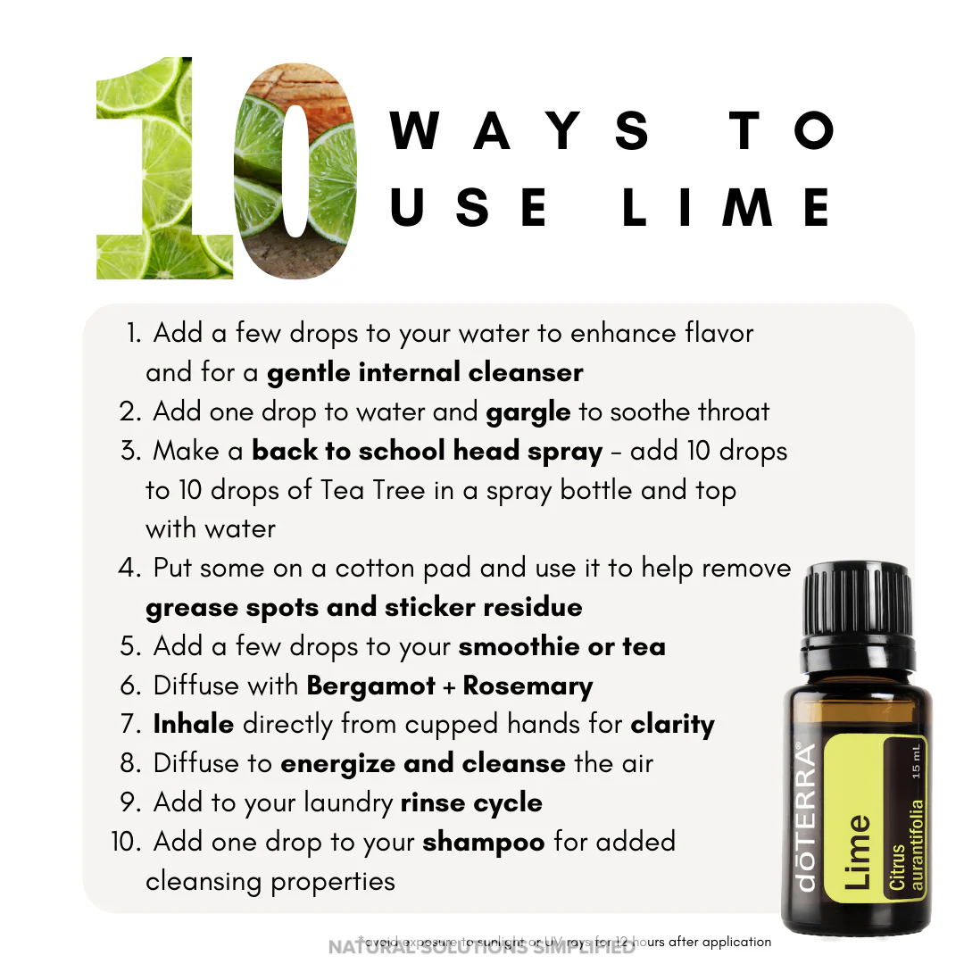 dōTERRA Lime Essential Oil - 15ml - Image 2