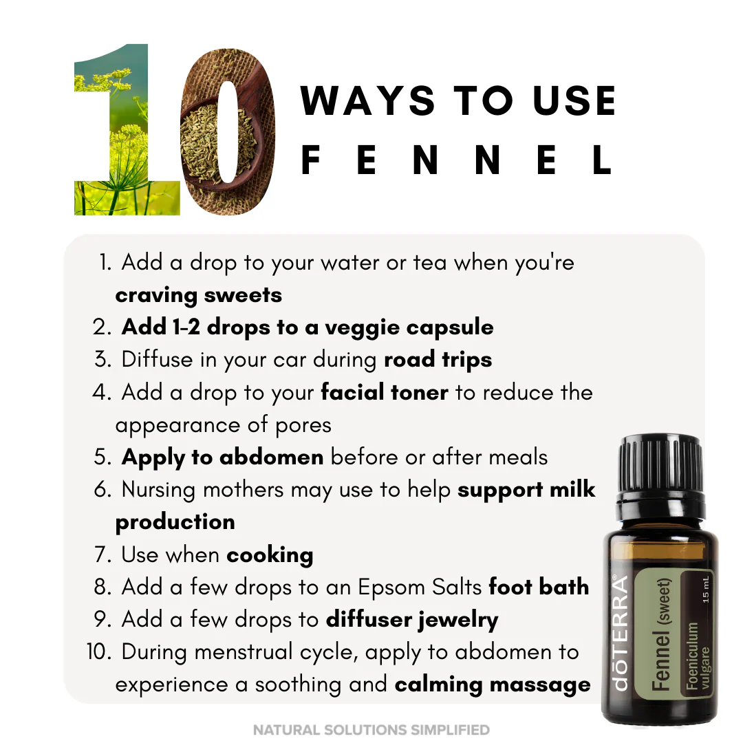 dōTERRA Fennel Essential Oil - 15ml - Image 2